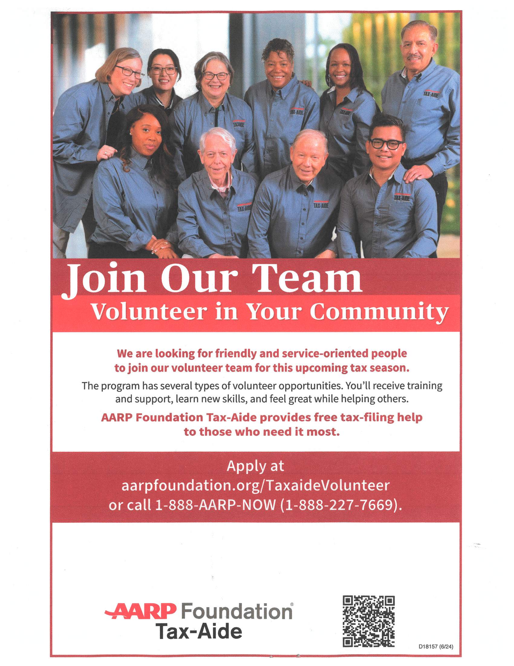 SENIOR SERVICES AND AARP TAX PREP